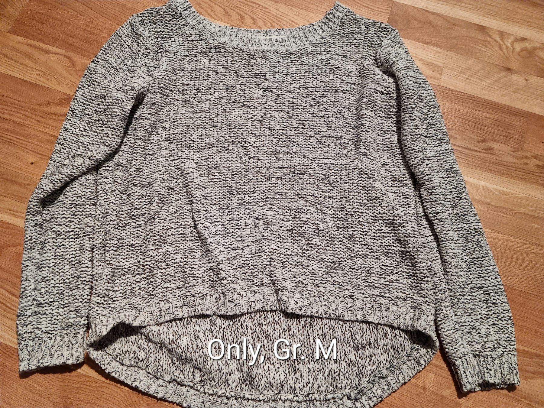 Pulls & Sweat-shirts: Pullover weiss/grau von Only, Gr. M – D'occasion à Kriens par nati.r