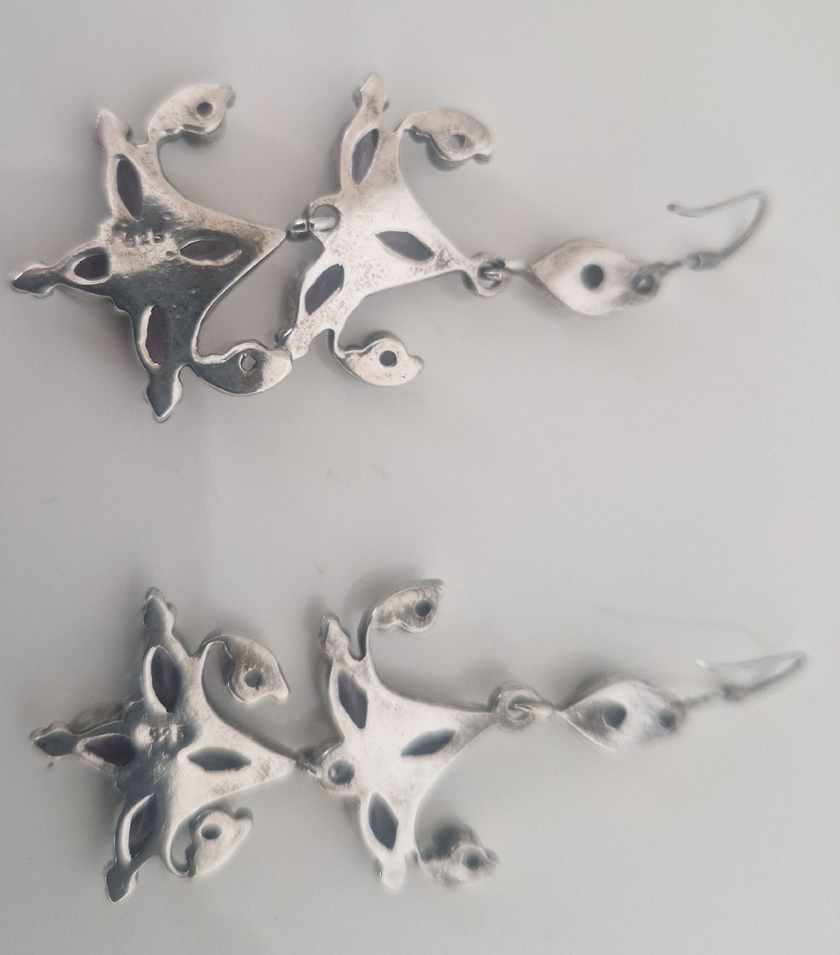 Ohrringe & -stecker: Ohrringe 925 Silber mit Amethyst – Gebraucht aus Küsnacht ZH von 2011_ 9