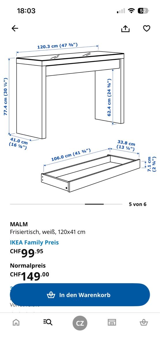 Ikea Schminktische: Schminktisch – Gebraucht aus Pfäffikon von CindarellaWaelti 2