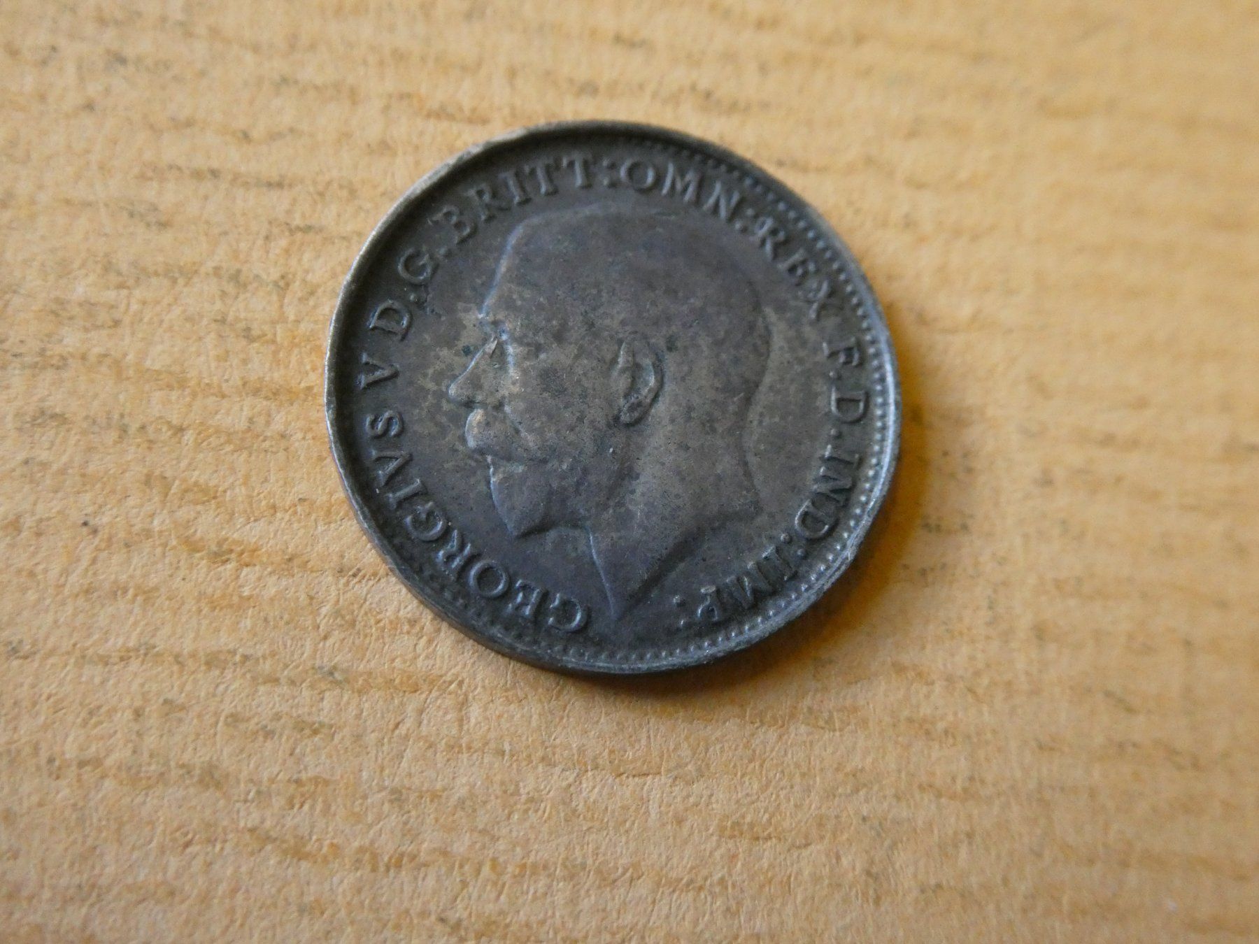 Tutti le monete: Grossbritannien 1925, 3 Pencs     Silber – Usato da Hinterforst venduto da Rohusri 1