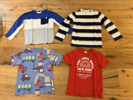 4 T-Shirts Set H&M / Grösse 122/128 / top Zustand
