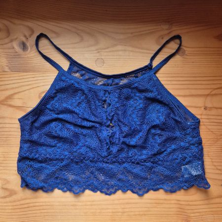 Bralette blau, Gr. S