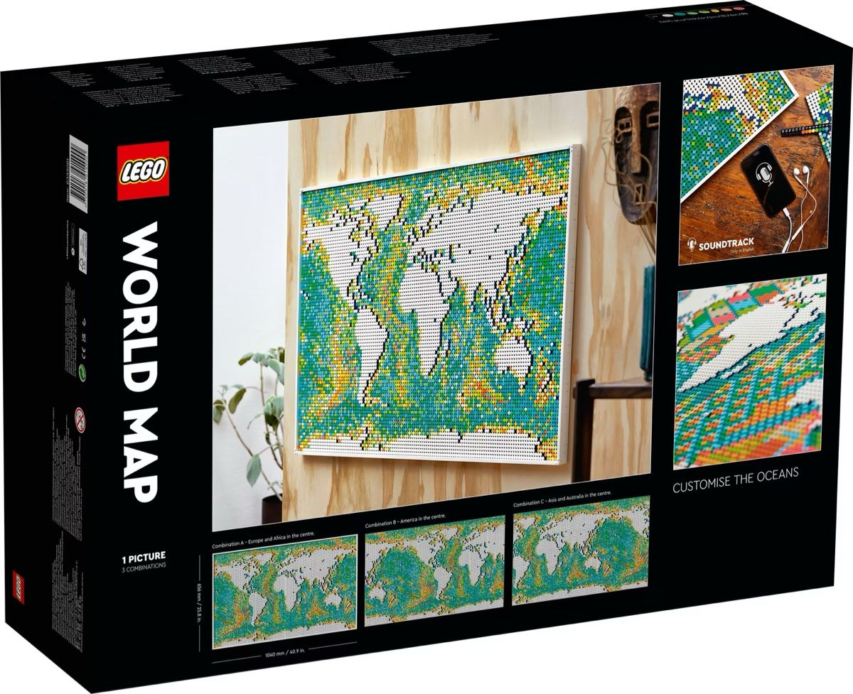 Lego Jeux de construction: LEGO World Map Wandbild – D'occasion à Kerns par Tamarahaas98 2