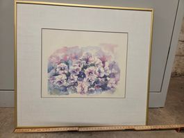 Aquarellbilder "Hortensien"