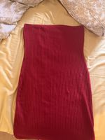 Geripptes Even&Odd Kleid in Rot, Gr. M