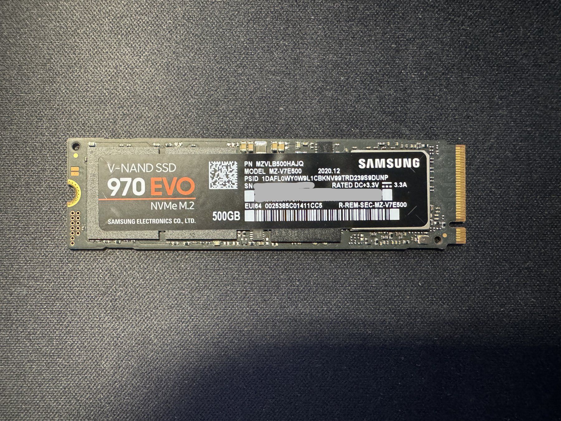 Samsung Dischi rigidi: Samsung 970 EVO NVMe M.2 SSD – Usato da Bremgarten AG venduto da joker_eat_world 1