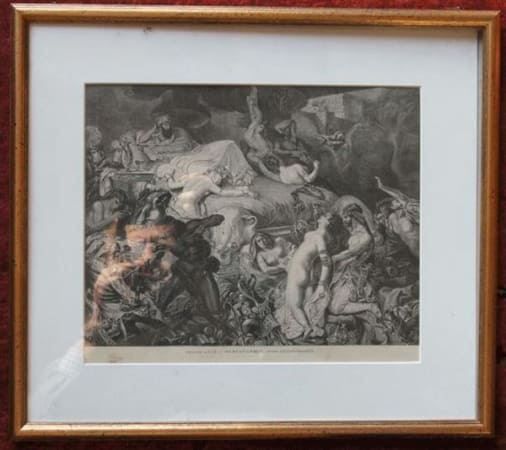 Incisioni: Sardanapale - nach Eugène Delacroix – Usato da Geroldswil venduto da ARTEFACTO