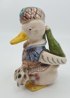 Keramik Ente signiert Honegger
