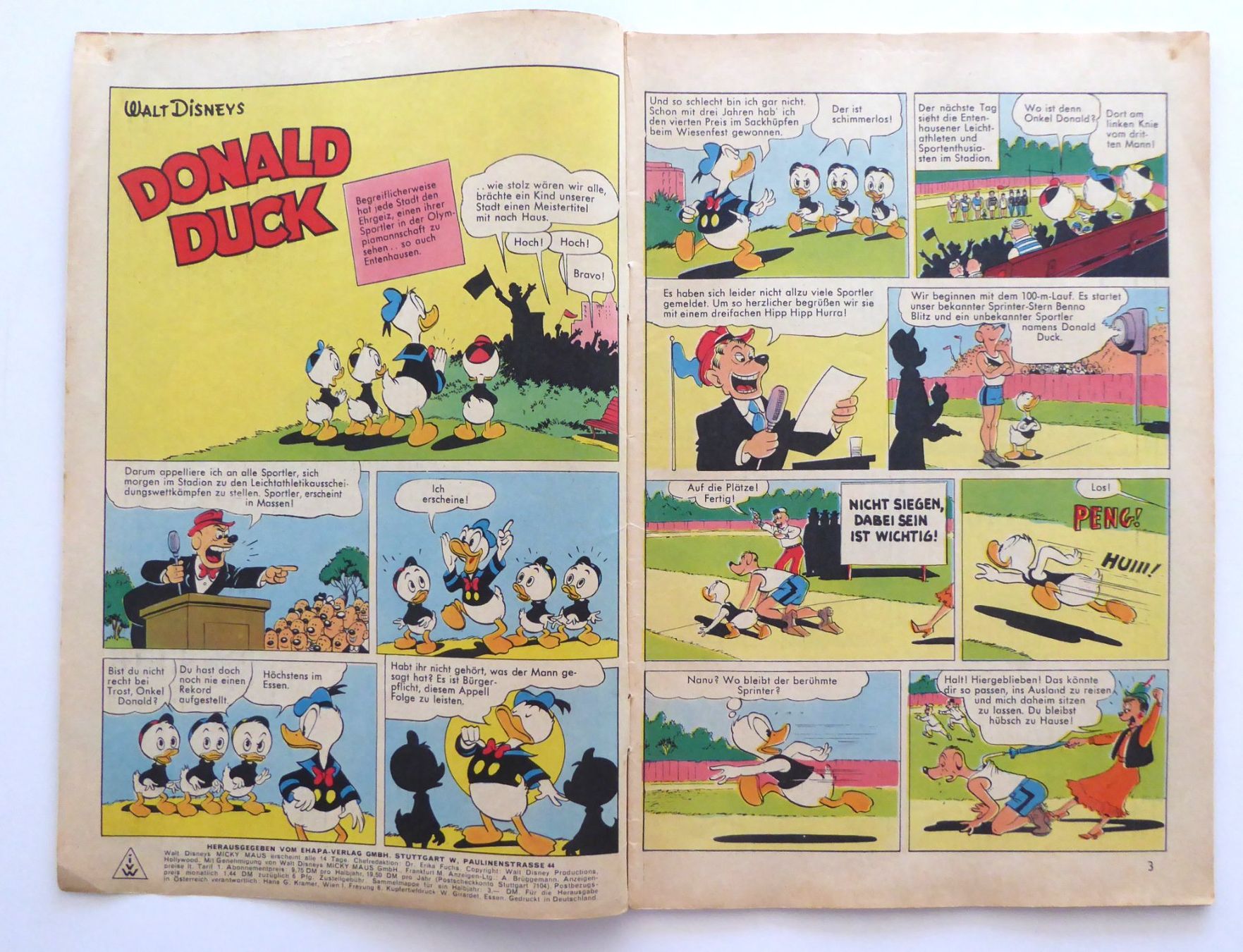Fumetti: WD Micky Maus Heft Nr. 2 vom Januar 1957 – Usato da Aesch BL venduto da Kauri1 1