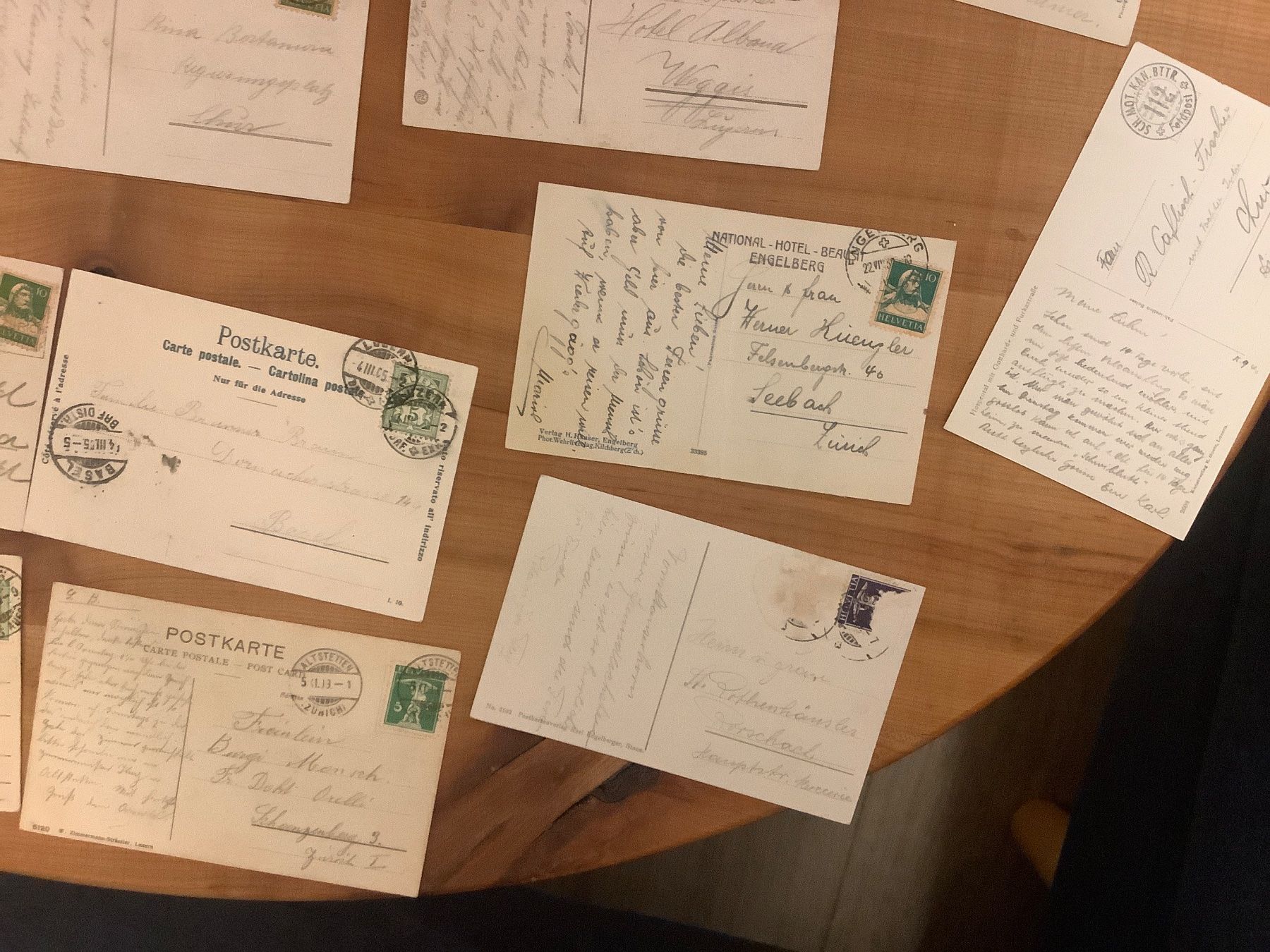 Ansichtskarten: 17 gelaufene Ansichtskarten Innerschweiz ab 1903 – Gebraucht aus St. Gallen von herbrig2 8