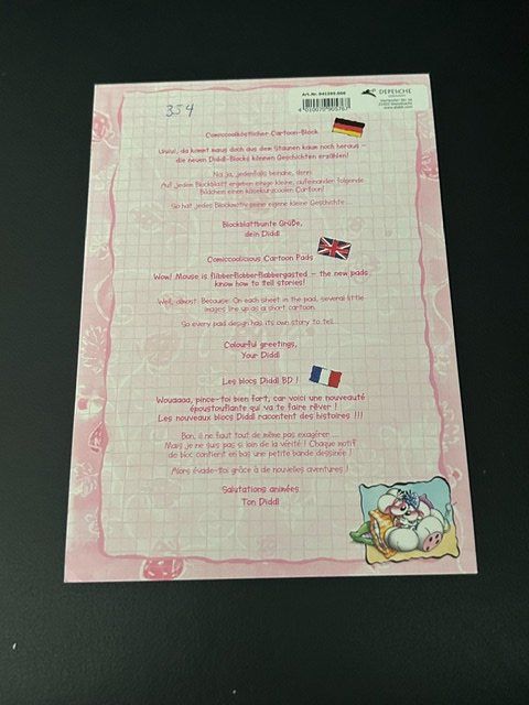 Blocchi: Diddl Comic Block, Rarität, A5, Nummer 354 – Usato da Kloten venduto da Monkell 1