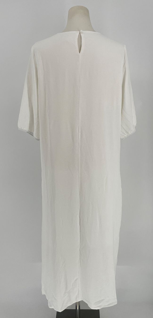 Vestiti: weisses Kleid/ Maxikleid Gr. L – Usato da Auenstein venduto da moin. 3