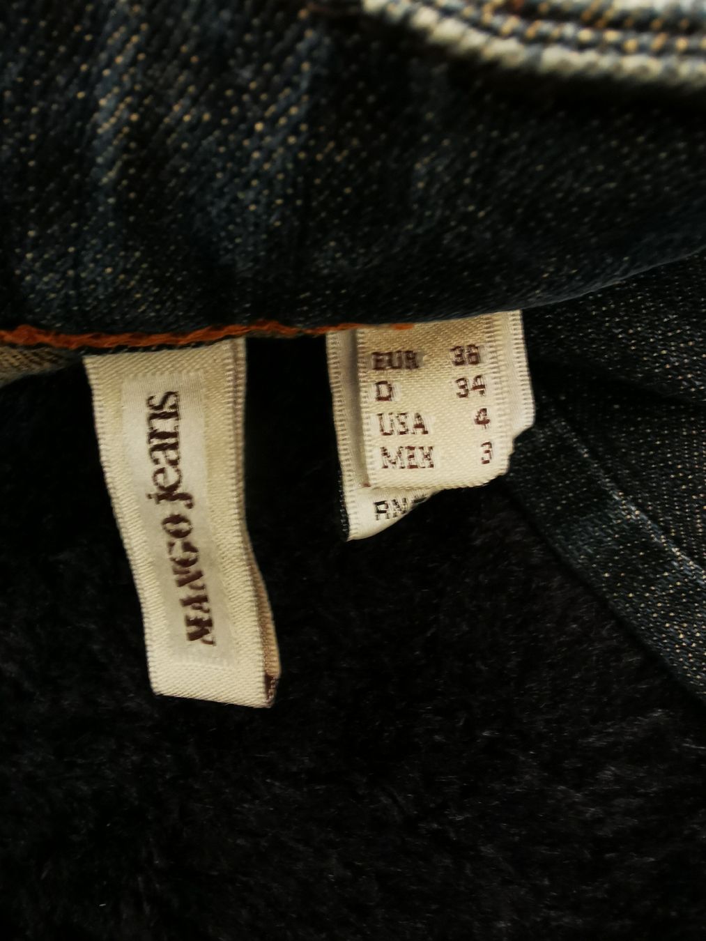 Mango Jeans: Jeans patte d'éléphant bleu Mango taille 36 – Usato da Peseux venduto da LaLoriotte 4