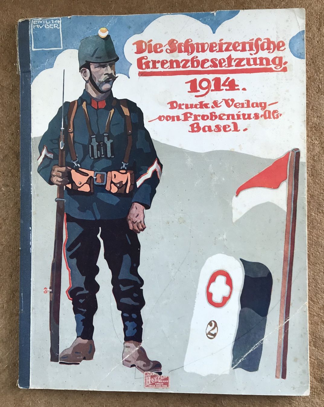 Schweizer Armee Armi bianche: DIE SCHWEIZERISCHE GRENZBESETZUNG 1914 – Usato da Ostermundigen venduto da Heavenmaus75