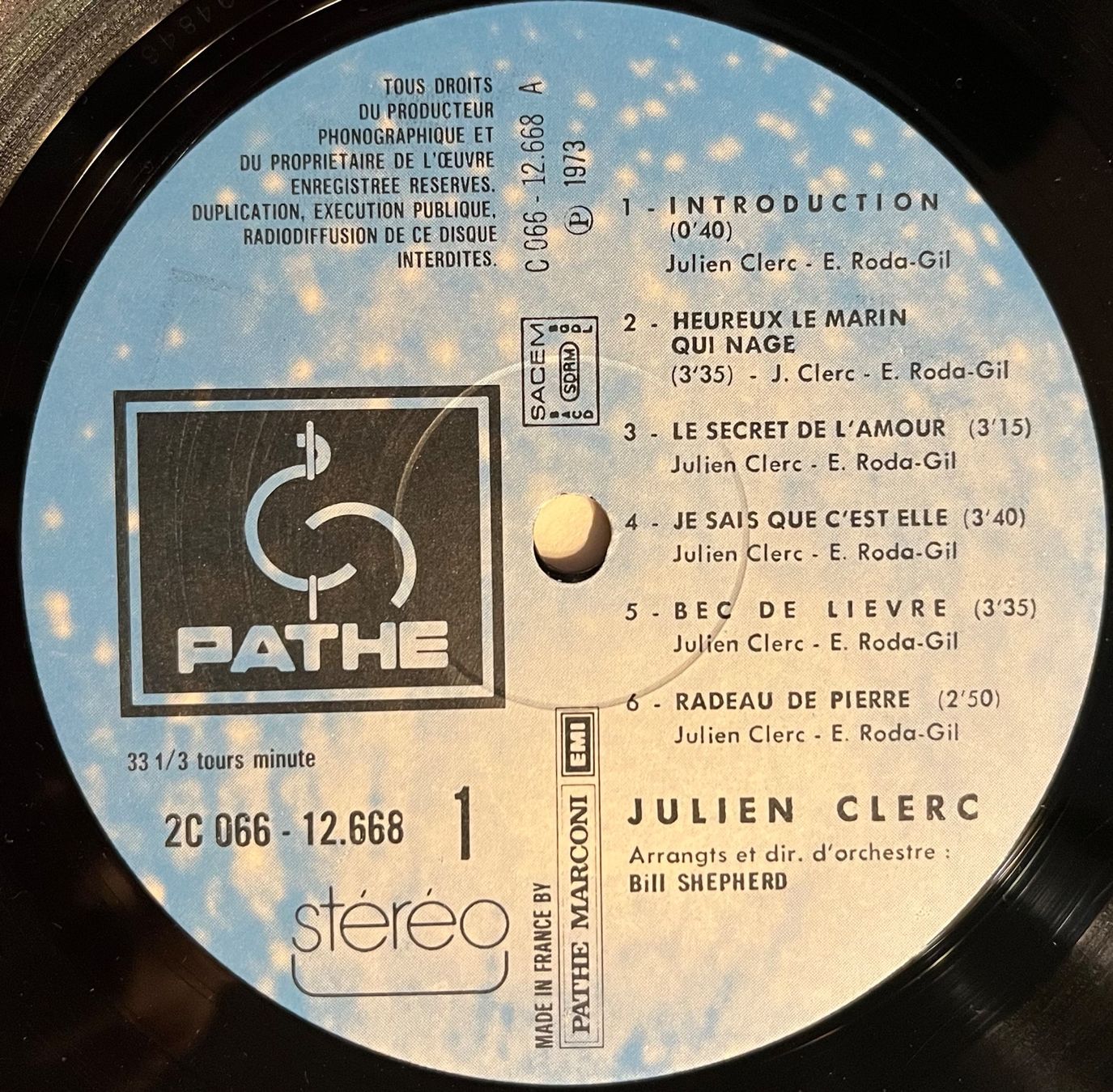 Schallplatten: JULIEN CLERC - JULIEN - 33 Tours – Gebraucht aus Bussigny von vinyl-pas-cher 3