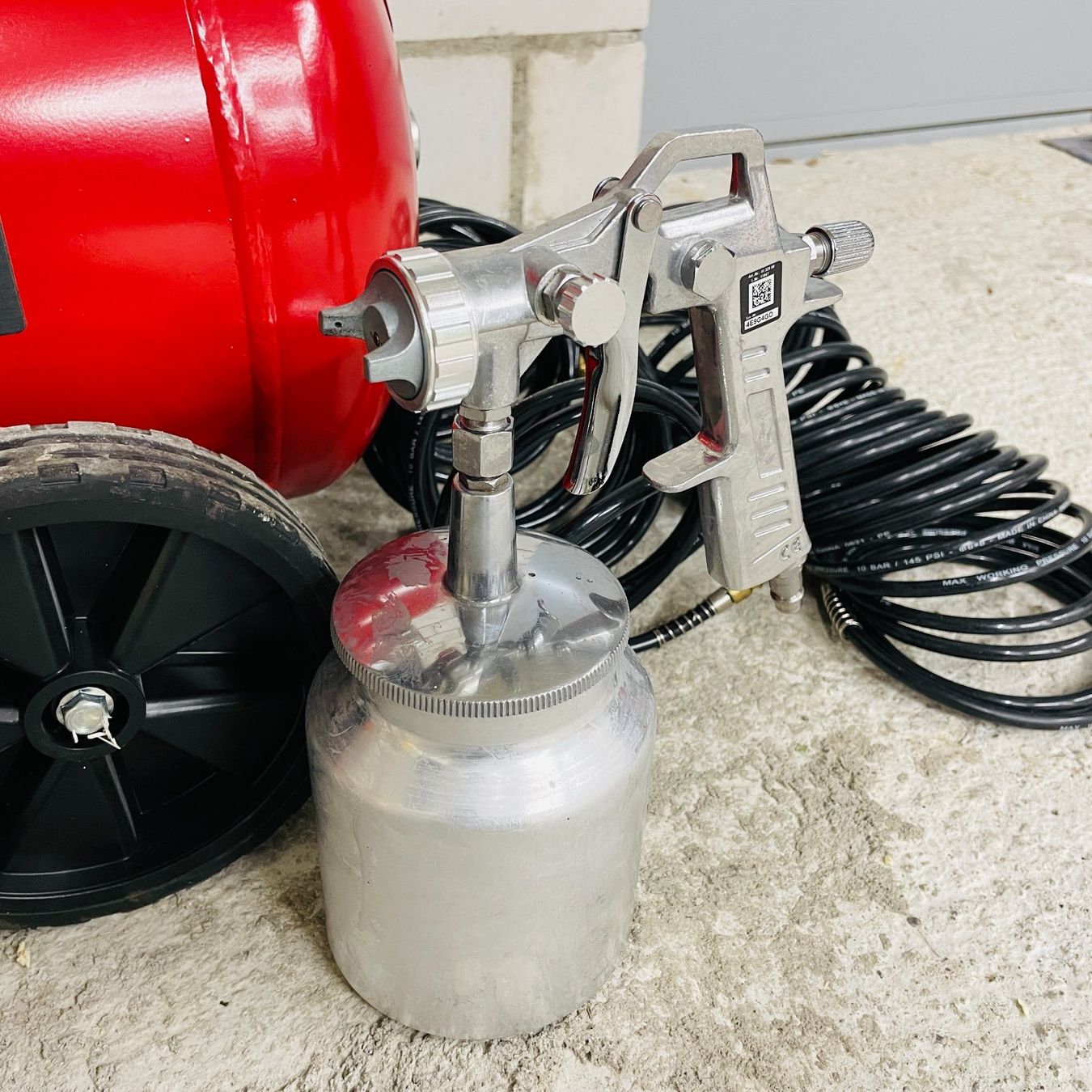 Einhell Compresseurs: Einhell Kompressor 10bar 50l mit Spritzkit – Neuf (Voir description) à Wettswil par mk34 5
