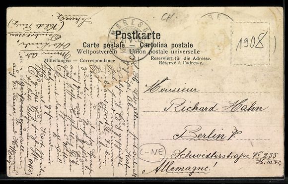 Cartoline postali: AK Dombresson, Vue générale – Usato da Berlin venduto da bartko-reher 1