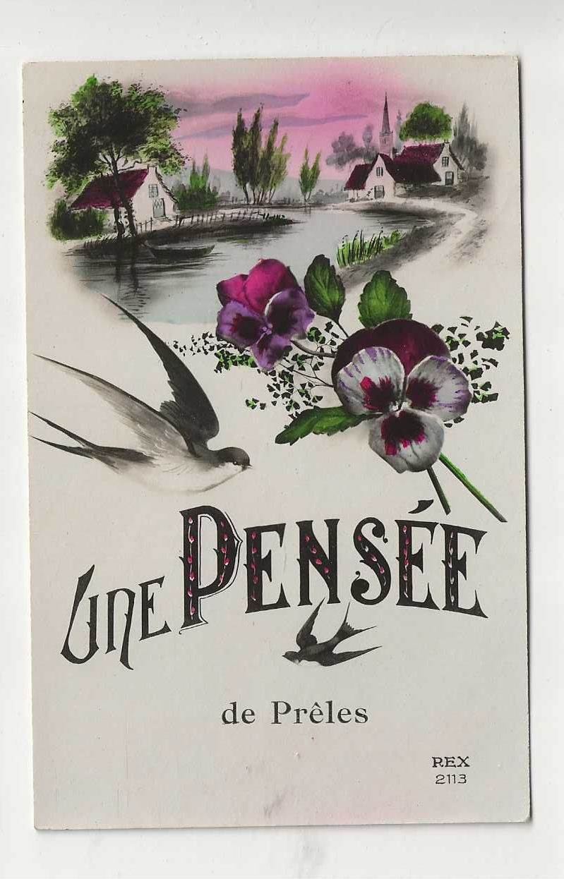 Cartoline postali: Prêles,/Präels, 1932 – Usato da Spiez venduto da Niesen20