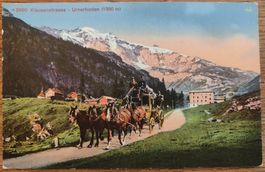 Klausenpost Urnerboden um 1910