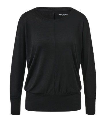 Sport-und-Yogashirt von Tchibo, schwarz