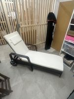 Liegematte Rattan mit Polsterung guter Zustand