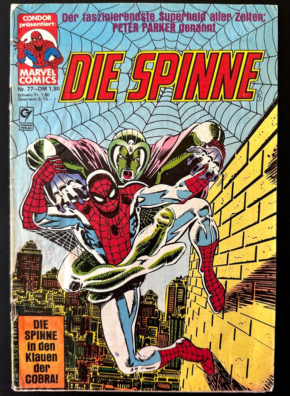 Fumetti: Die Spinne Heft Nr. 77 Marvel Comics – Usato da Seltisberg venduto da quadartswiss