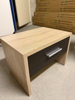 Bedside Table with Drawer - Modern Nightstand, Wood Tone