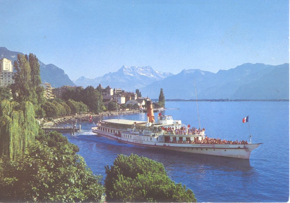 DS Simplon, Raddampfer, Dampfschiff, lac Léman (Gebraucht) in ...