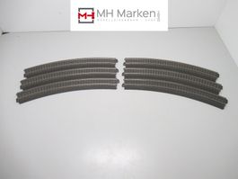 Märklin 24330 6x gebogenes C-Gleis Anlage Bau H0 AC Schiene