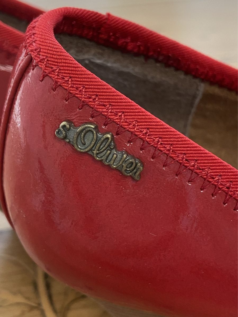 Scarpe da donna: Rote Lackschuhe Damen Schuhe, s.Oliver Gr. 37 echt Leder – Usato da Fislisbach venduto da KolibriSecondhand 3