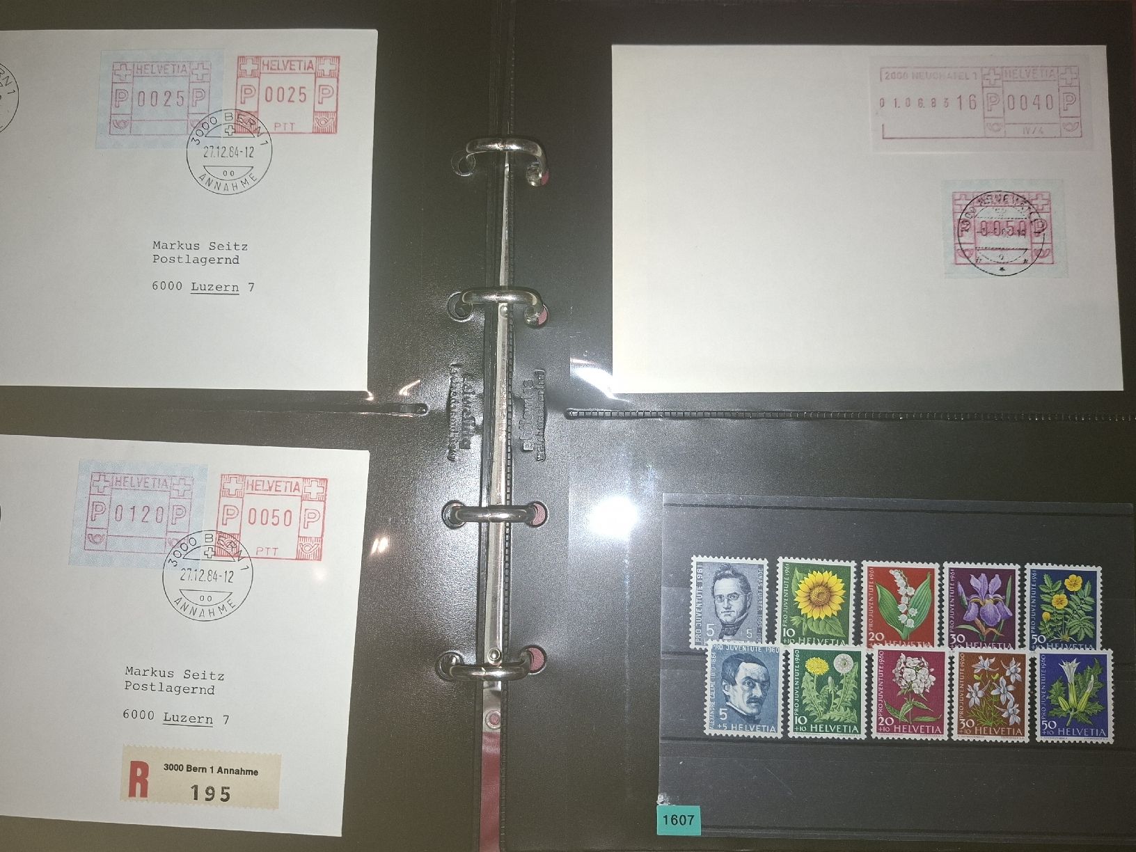 Tutti i francobolli: Pro Juventute Blocks / Bundesfeierkarte / Strmpel – Usato da Balgach venduto da SIMEON27 9