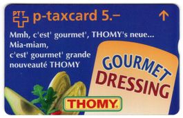 THOMY Gourmet Dressing - seltene FullFace Firmen Taxcard