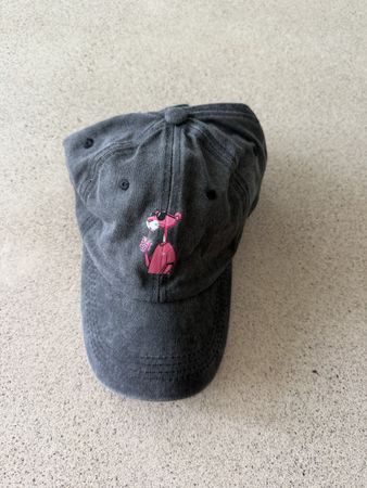 Cap Rosa Panther Dunkelgrau verwaschen Gut