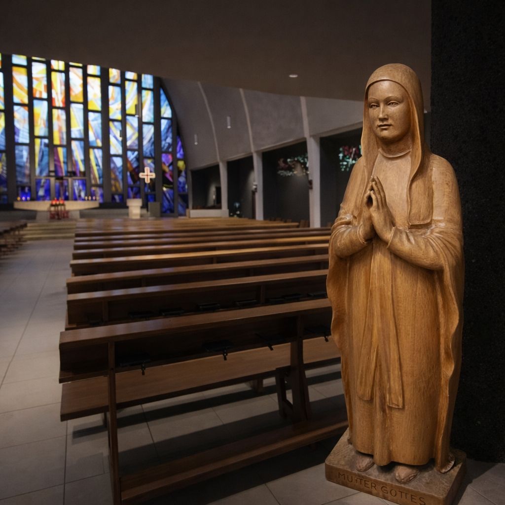 Skulpturen & Statuen: Maria Lebensgross Katolischen Kirche Zürich – Gebraucht aus Holderbank AG von ink_6l2d