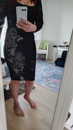 Danny Rose gefüttertes Spitzenkleid