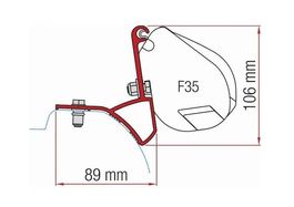 FIAMMA Halterung Renault Trafic ab 2015 für Markise F35 pro