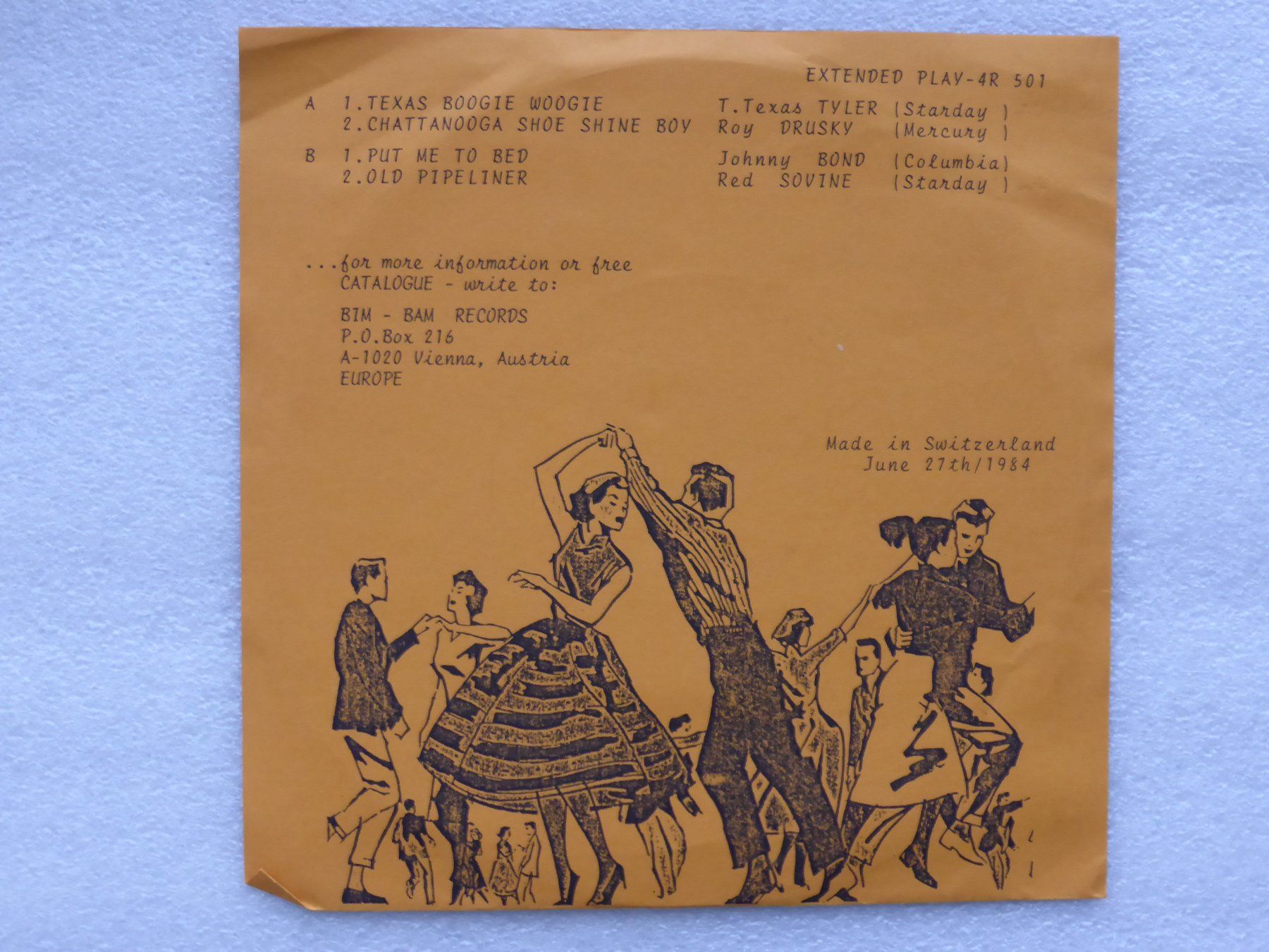 Vinyles: Vinyl Single   EP  BIG WESTERN ROCK 'N' ROLL – D'occasion à Küssnacht am Rigi par Mondkinder 3