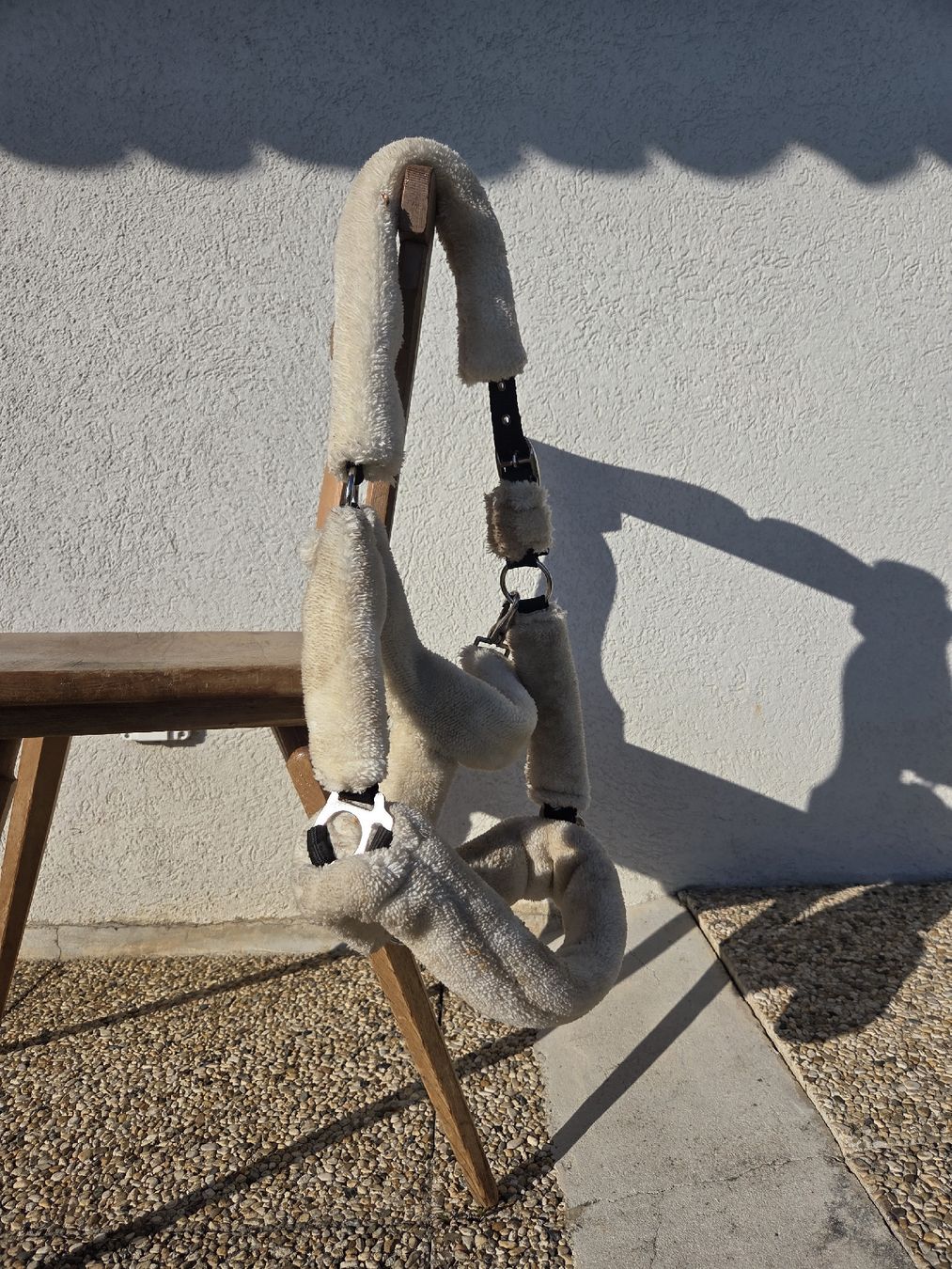 Felix Bühler Briglie & Cavezze: Licol Moumoutte Blanc, Taille Cheval – Usato da Lens venduto da ade_nb6v