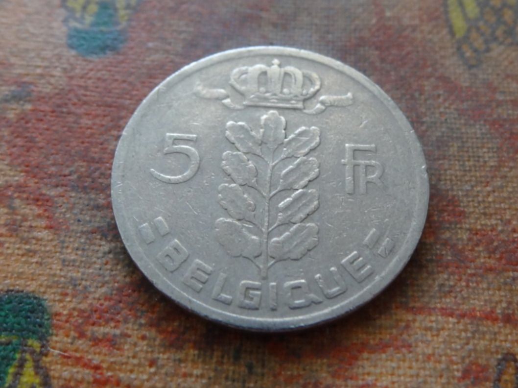 Tutti le monete: BELGIQUE  5  Francs  1963 – Usato da Romanel-sur-Lausanne venduto da Swift13 1