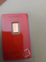 1 g Goldbarren, 999,9