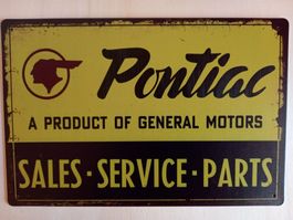 Pontiac Blechschild