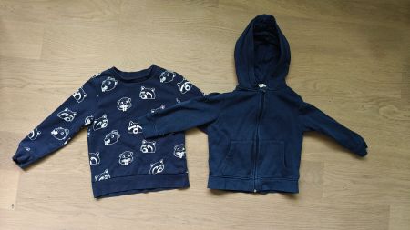 Langarm Pullover und Hoody, Gr 104 und 98/104
