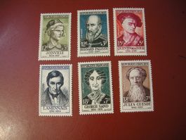 1958 FRANCE Mi NR. 1202-1207 POSTFRISCH **, SATZ, 6 Stk