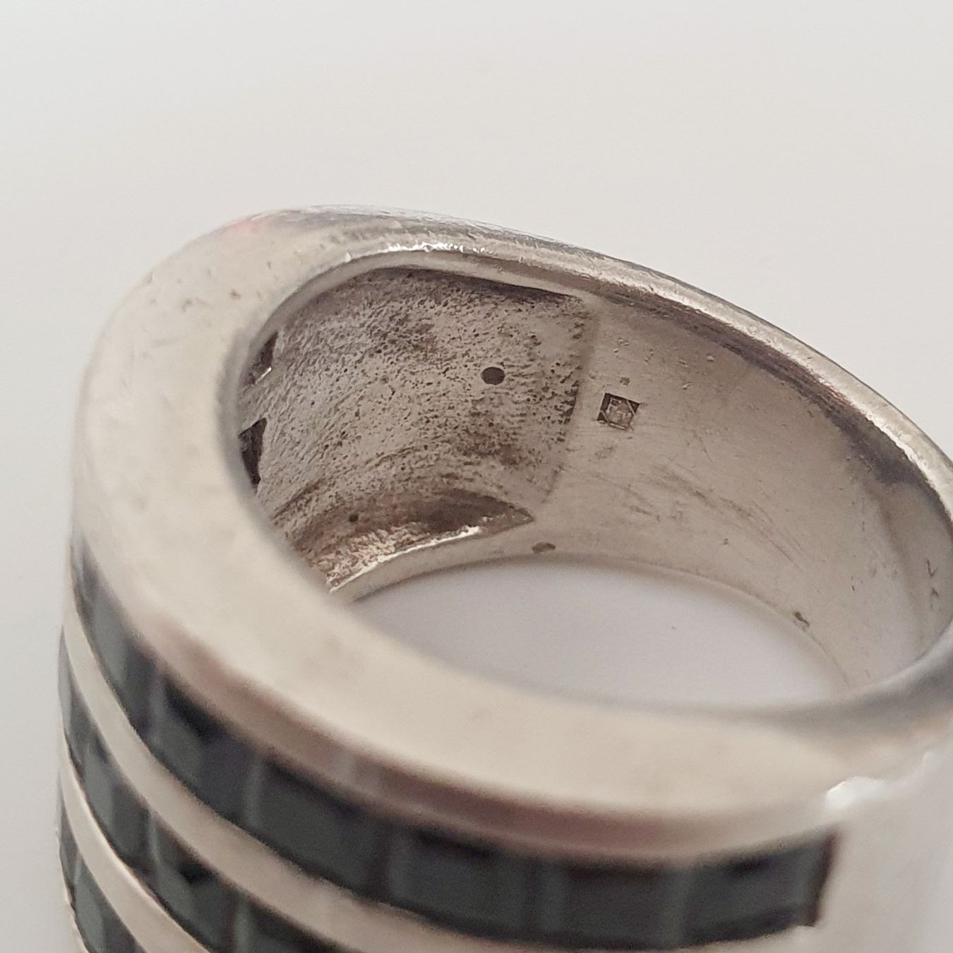 Anelli: Silber Ring mit Onyx Steinen Gr. 17.5 mm – Usato da Kreuzlingen venduto da Wunderkiste123 6