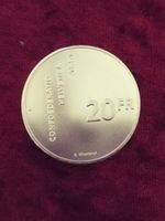 CH 20 Fr. Gedenkmünze /Monnaie commémorative 1291- 1991