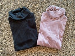 2er Set Rollkragen, Unterziehpullover (neu) Gr. 122/128