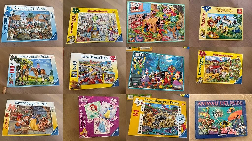 Puzzles: Mehrere Kinderpuzzles  – D'occasion à Gümligen par xifenglie