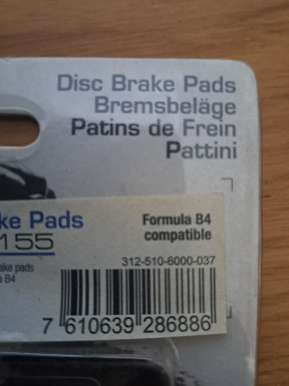 Ersatzteile: Paar Formula B4 Bremsbeläge Neu – Neu und originalverpackt aus Emmenbrücke von bikesandmore75 1