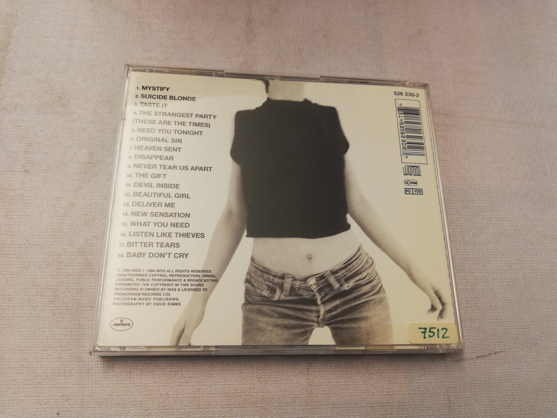 CDs: INXS - THE GREATEST HITS – D'occasion à Bern par Vinylsound.ch 1