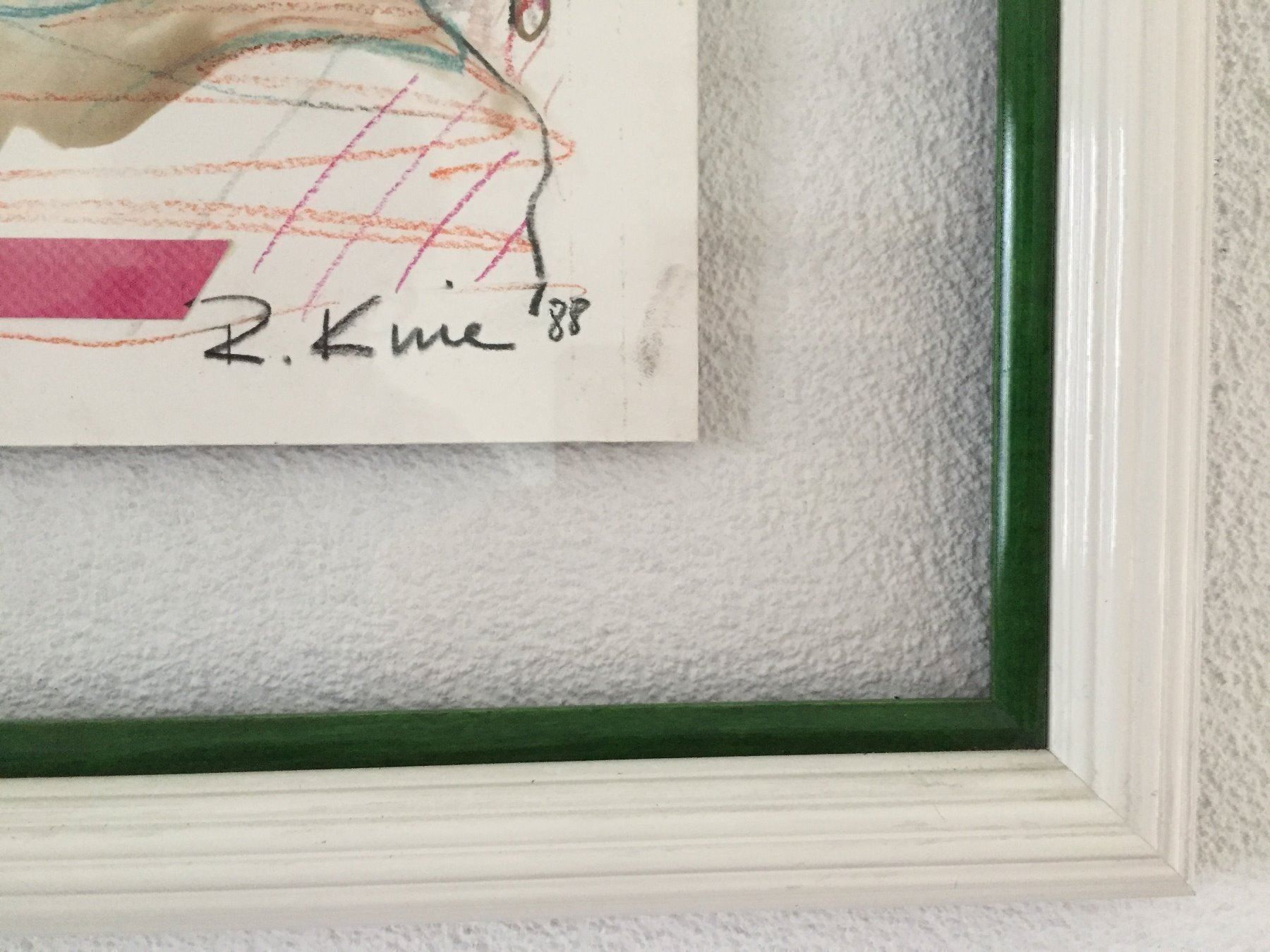 Gemälde: Rolf Knie, Original "Weissclown Celito" – Gebraucht aus Einsiedeln von artgallery59 4